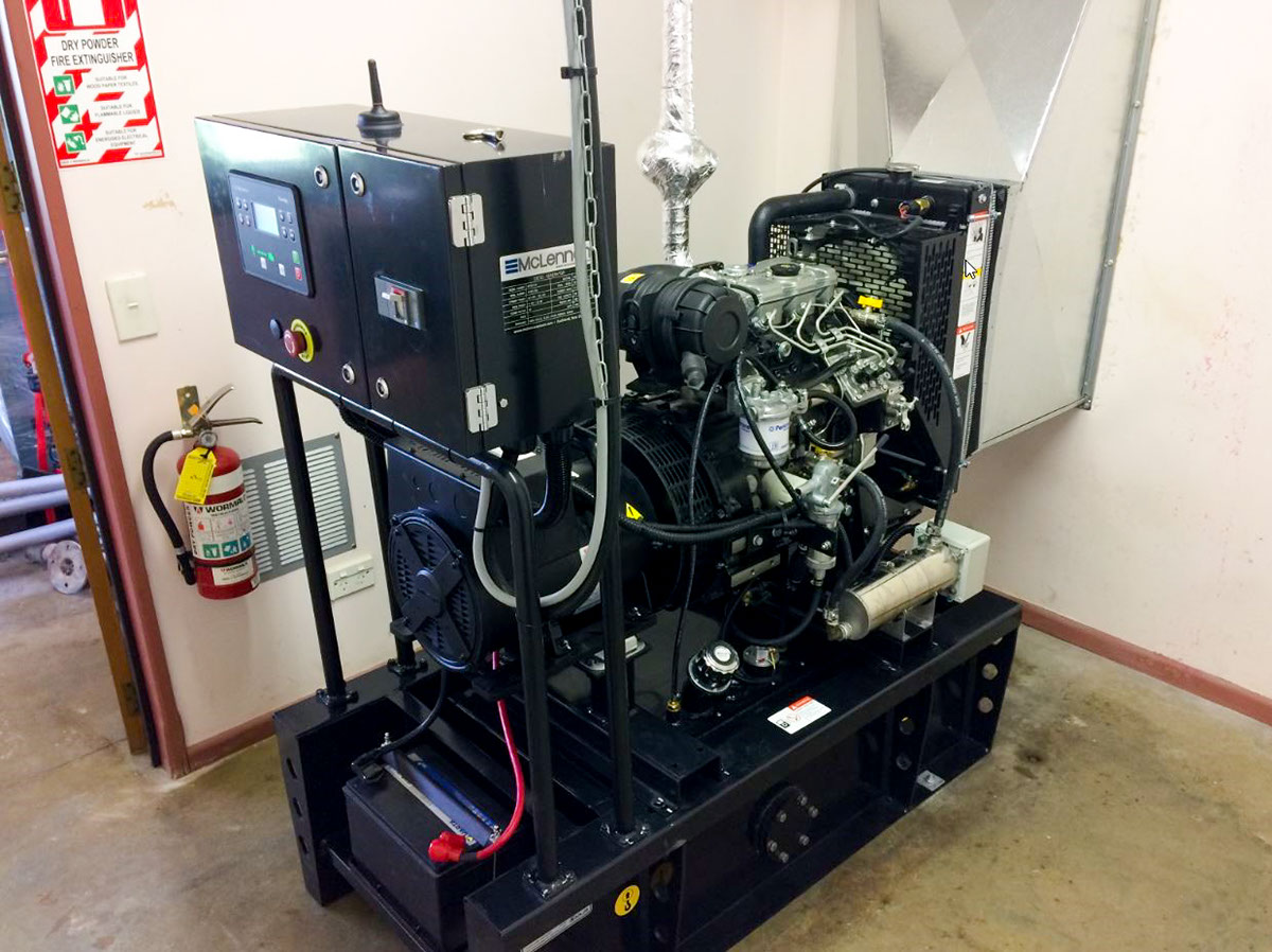 Diesel generator emergency power system IQP 12A